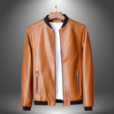 Manuel | Chaqueta de Cuero Artesanal de Verano para Hombre