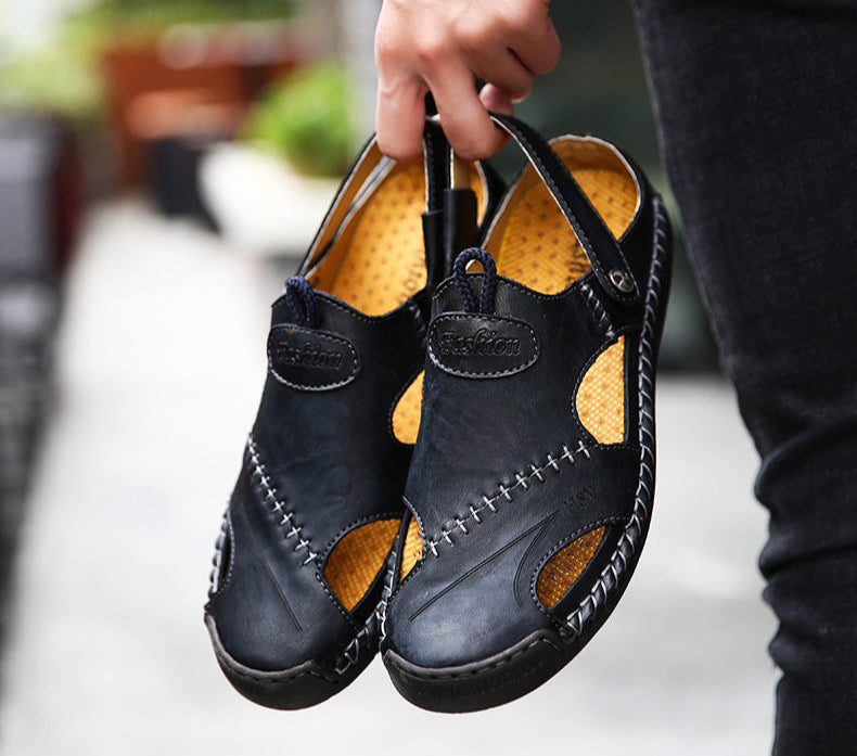 Bryan | Sandalias de Cuero Ortopédicas