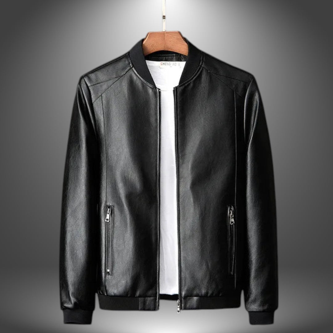 Manuel | Chaqueta de Cuero Artesanal de Verano para Hombre