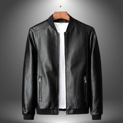 Manuel | Chaqueta de Cuero Artesanal de Verano para Hombre