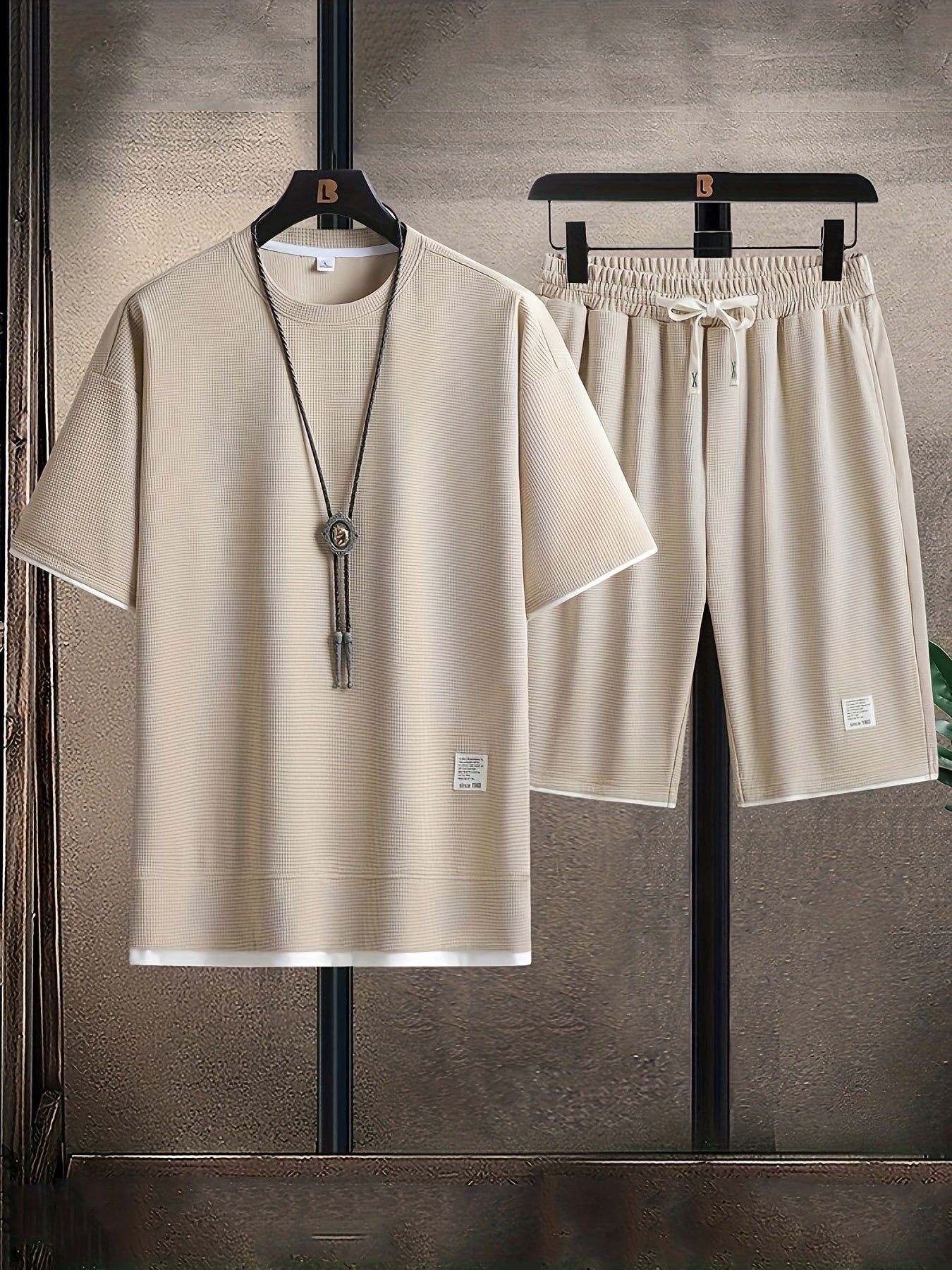 Conjunto Lounge en Tejido Waffle