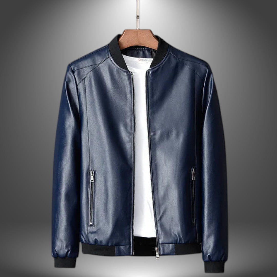 Manuel | Chaqueta de Cuero Artesanal de Verano para Hombre