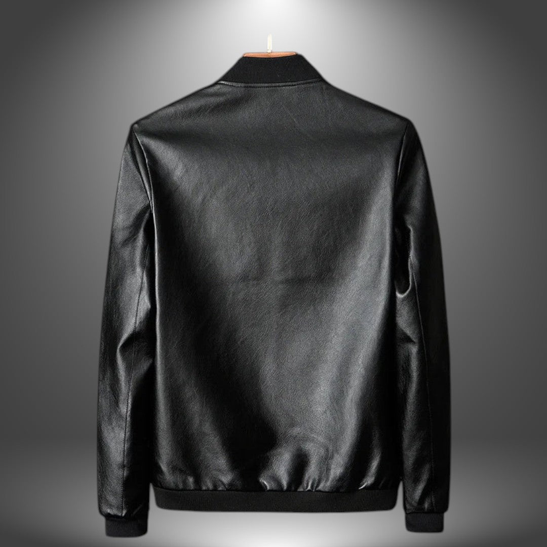 Manuel | Chaqueta de Cuero Artesanal de Verano para Hombre