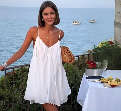 Mio™ | Vestido mini elegante con espalda descubierta