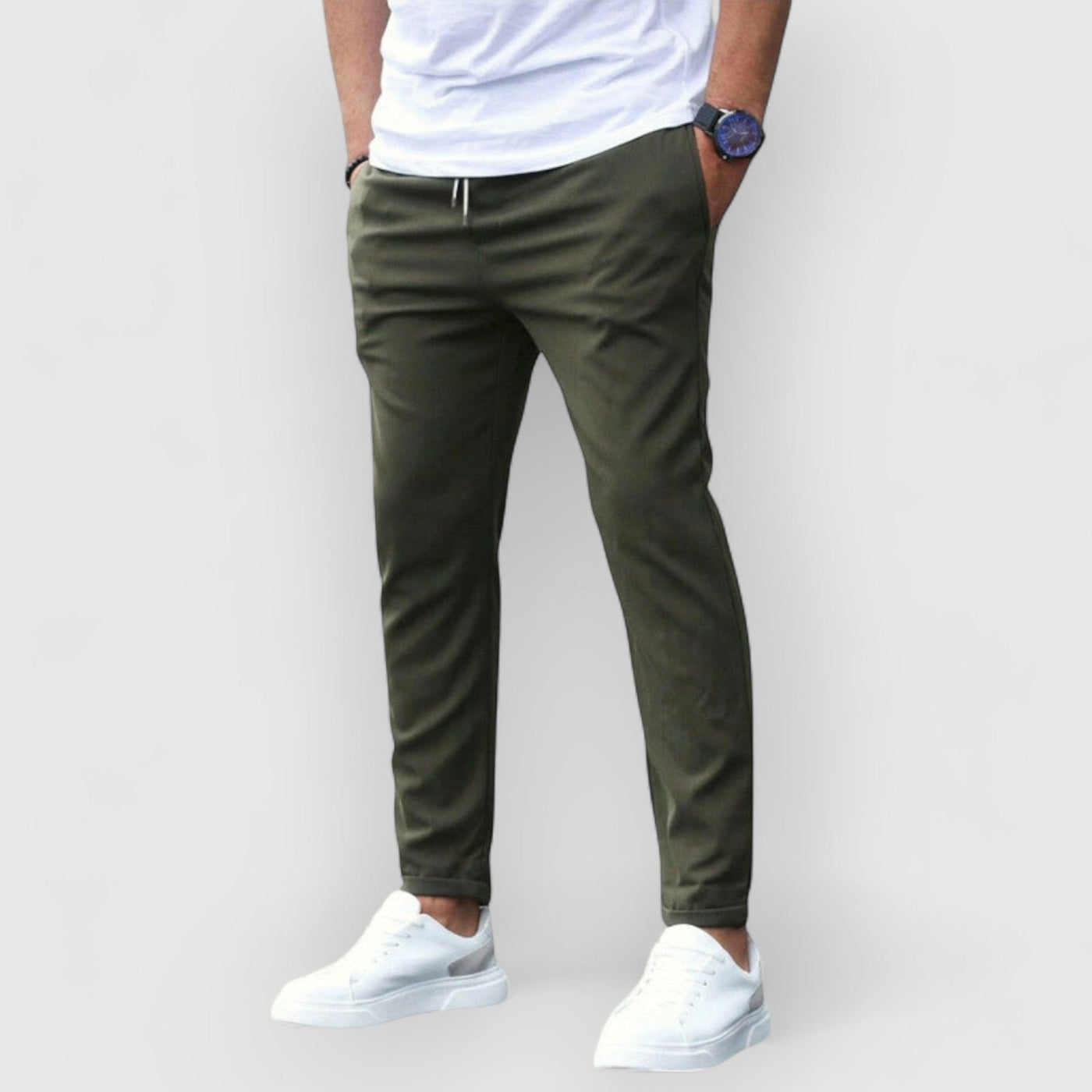 MIRAVO | Pantalones de hombre elásticos modernos