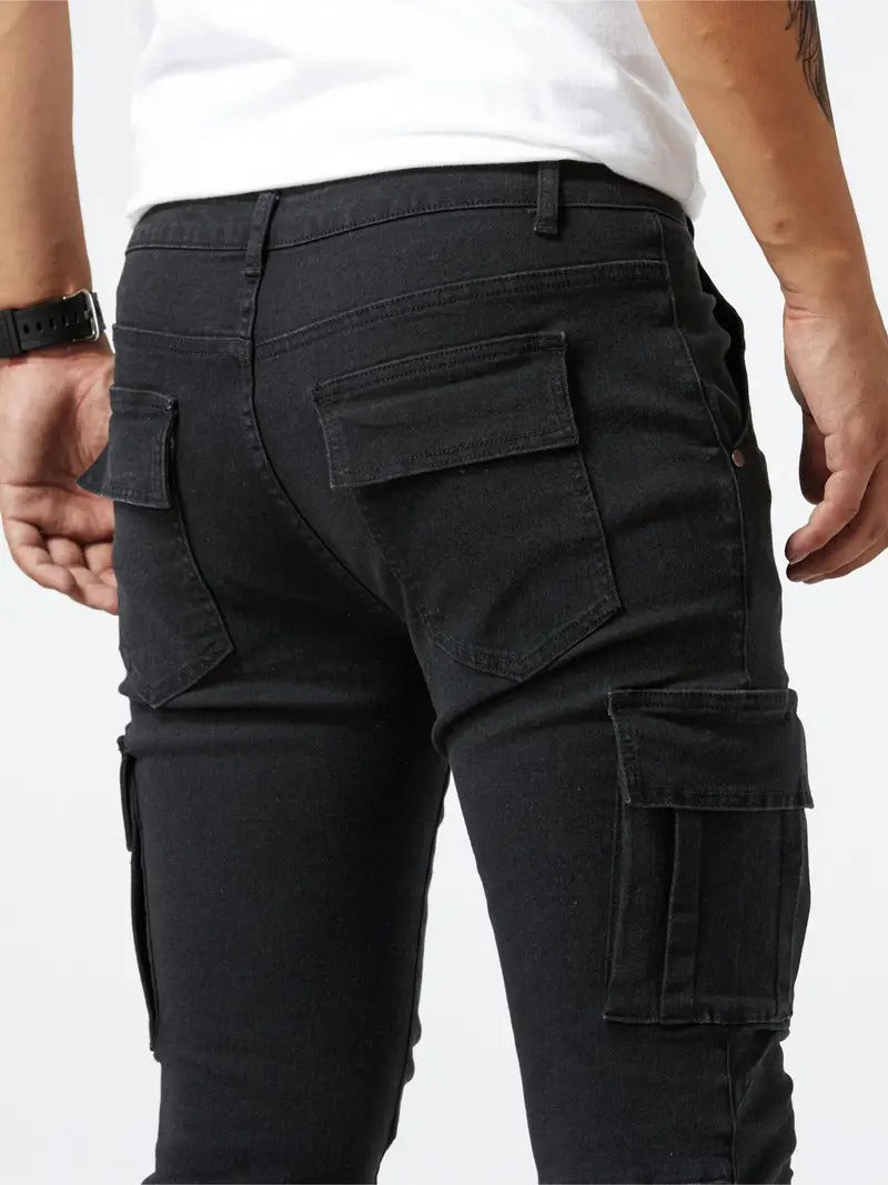 Stephen - Jeans Cargo Elasticados