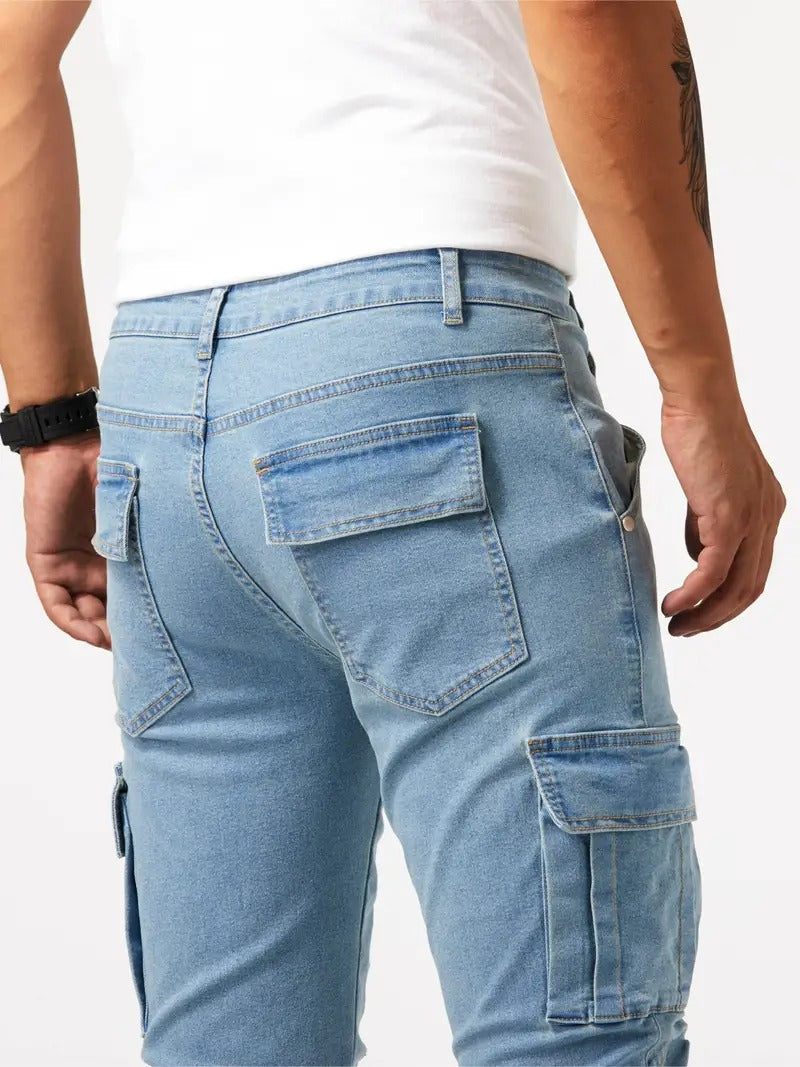 Stephen - Jeans Cargo Elasticados