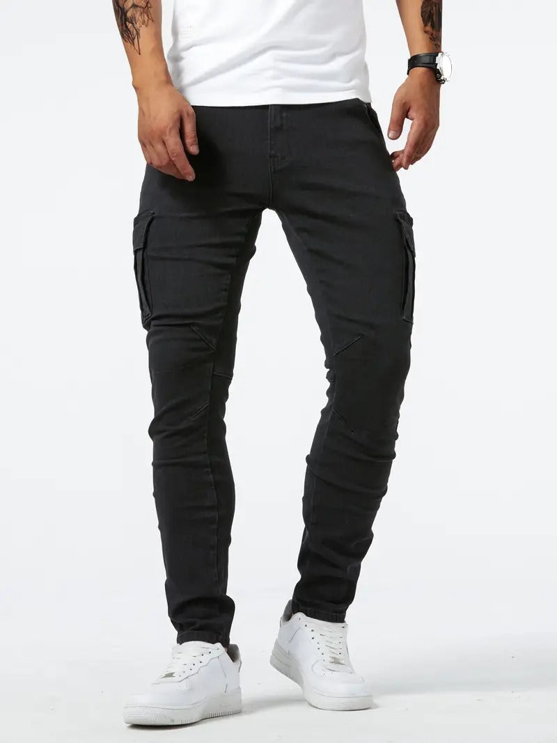 Stephen - Jeans Cargo Elasticados