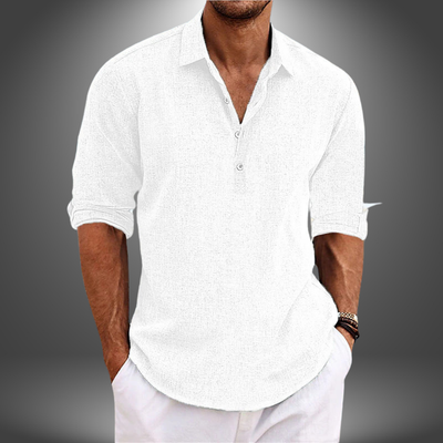 AMEDEO™ | Camisa Elegante de Algodón y Lino