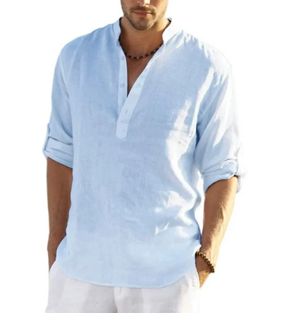 Camisa de Hombre de Verano Henley | Avelin™