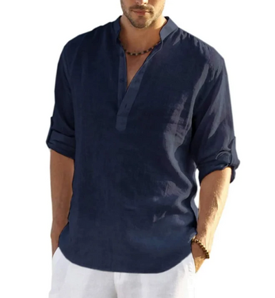 Camisa de Hombre de Verano Henley | Avelin™