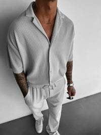 Camisa Oversize de Pana - Sambuco