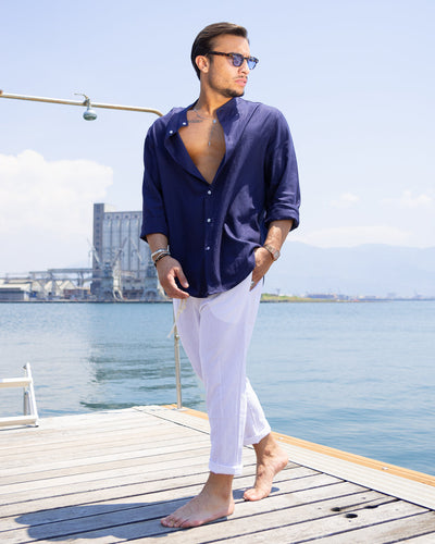 Japón en Lino - Blanco