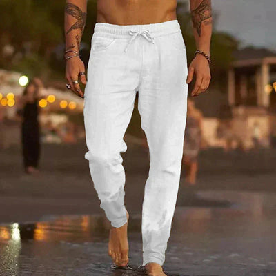 LORANO FIRENZE | PANTALONES DE PLAYA DE LINO