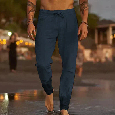 LORANO FIRENZE | PANTALONES DE PLAYA DE LINO