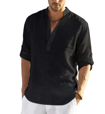 Camisa de Hombre de Verano Henley | Avelin™