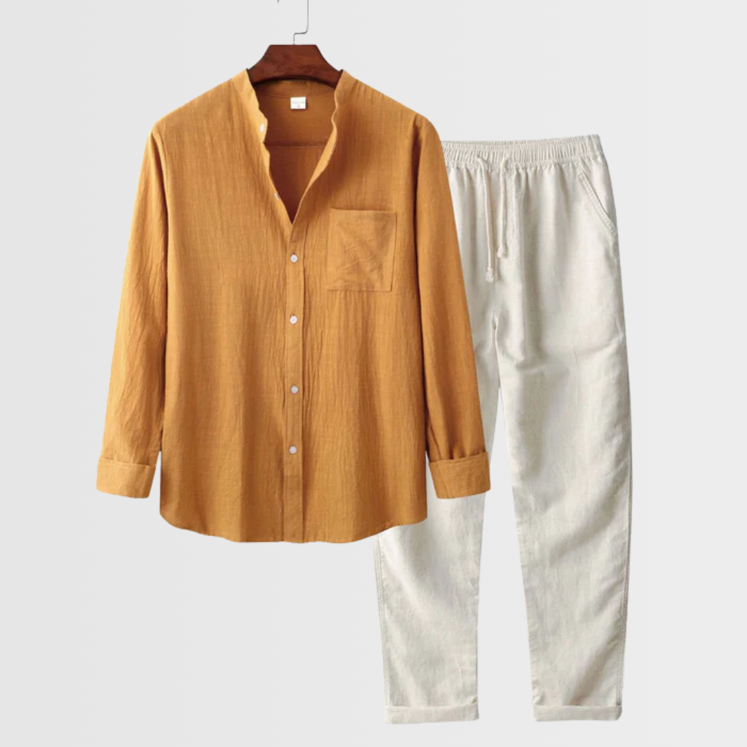 Belice™ – Conjunto de Verano en Algodón y Lino