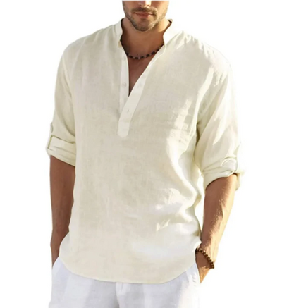 Camisa de Hombre de Verano Henley | Avelin™