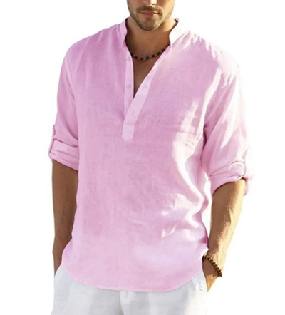 Camisa de Hombre de Verano Henley | Avelin™