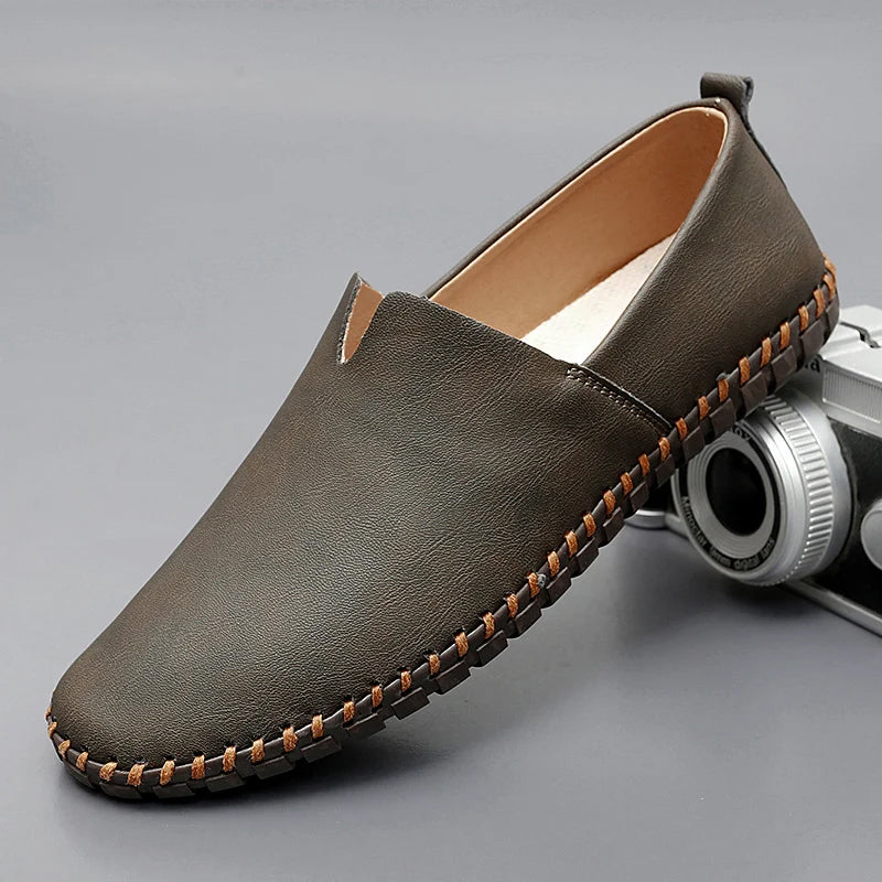 Szczepan™ | Mocasines de Cuero Santorini