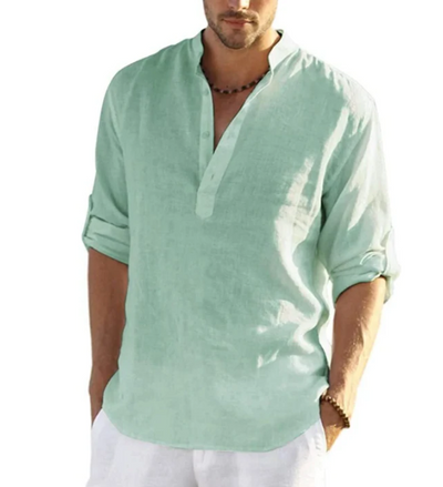 Camisa de Hombre de Verano Henley | Avelin™