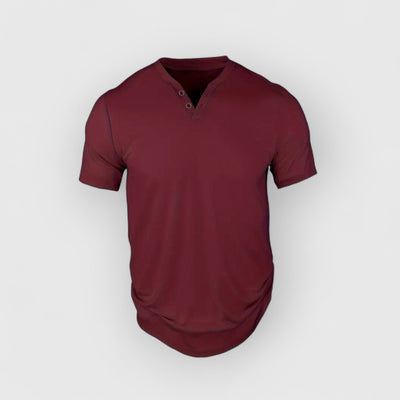 Eligio - Camiseta de Punto con Botones