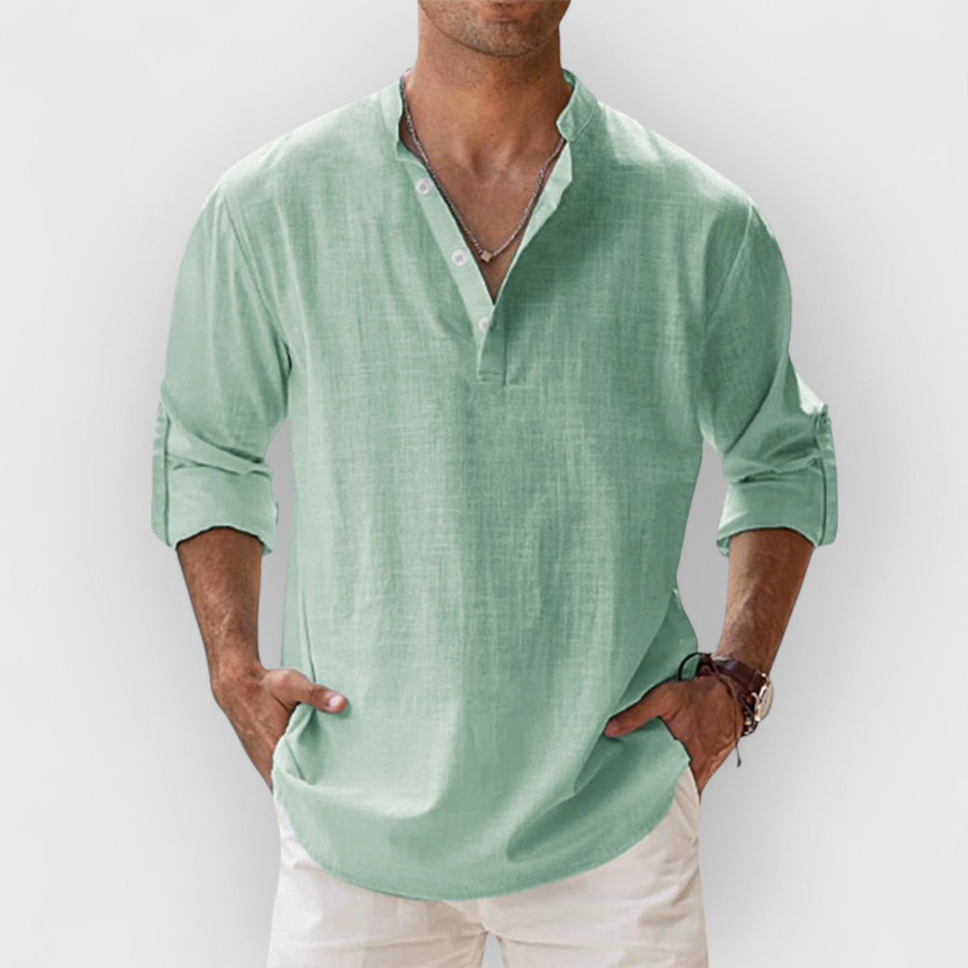 Lenoir™ | Camisa de lino transpirable