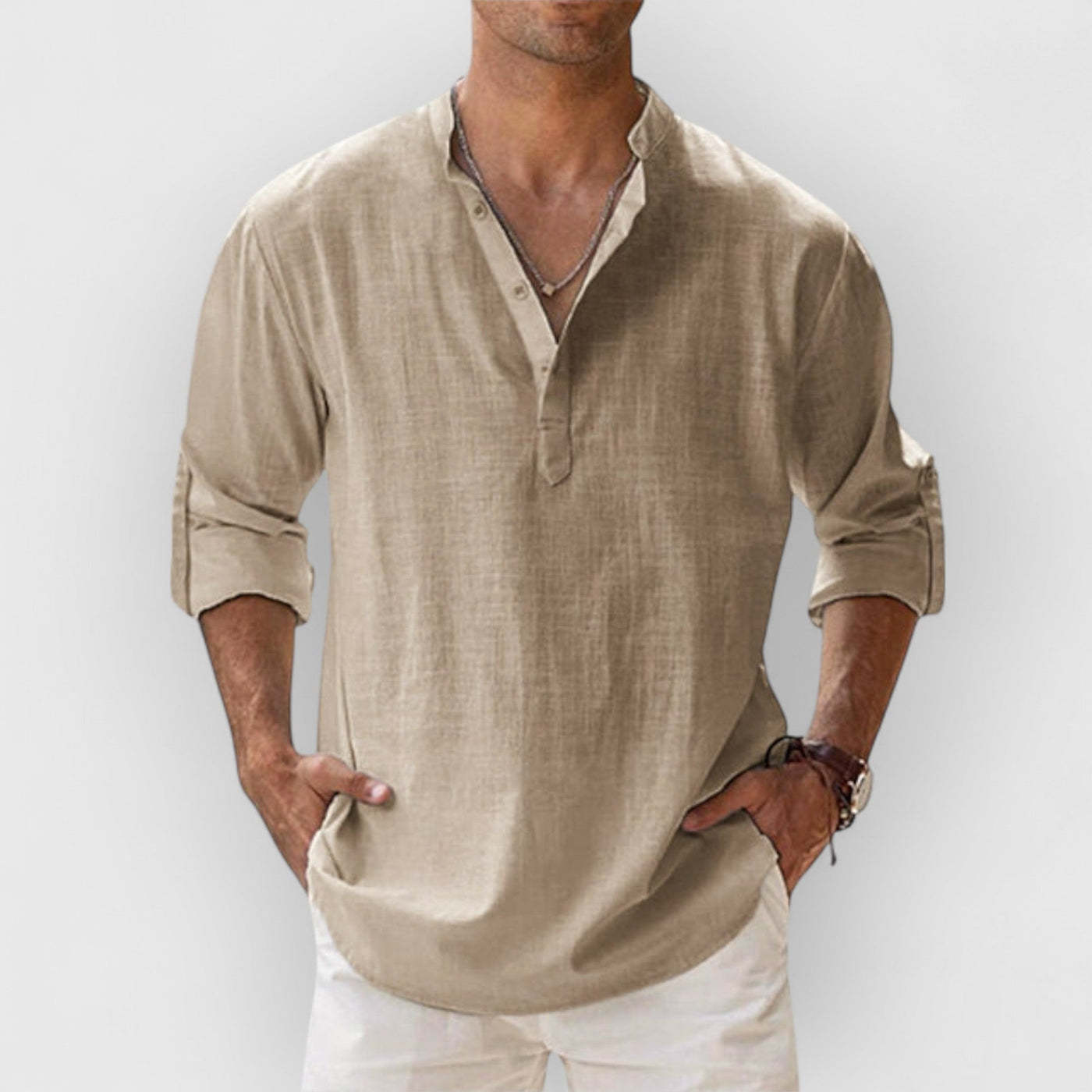 Lenoir™ | Camisa de lino transpirable