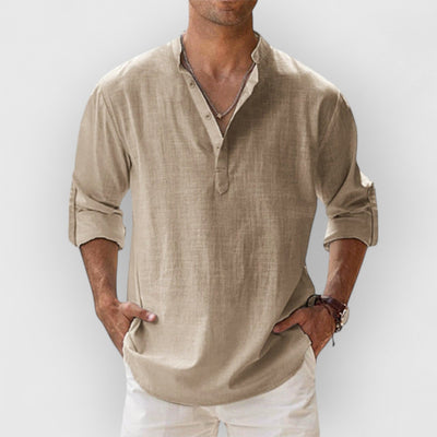 Lenoir™ | Camisa de lino transpirable