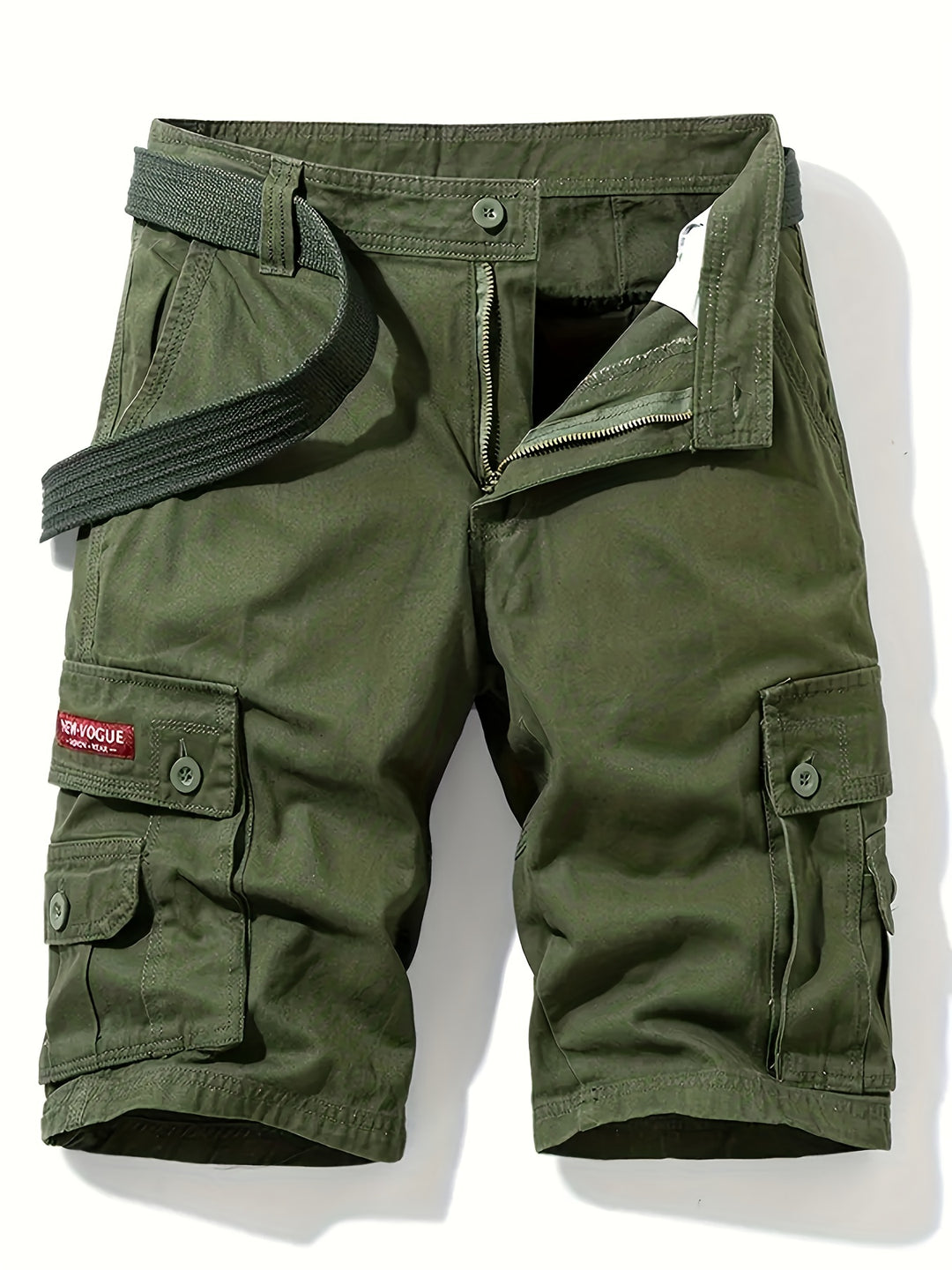 Pantalones Cargo para Hombre | Diseño Clásico | Multi-Bolsillos | Cintura Ajustable | Algodón para el Verano al Aire Libre